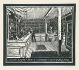 Joe Carter, Weir's Store, Petty Harbour, Newfoundland #40/50, 1979, relief print