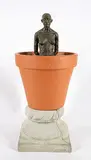 Edith Dakovic, Untitled - Growing Figure, bronze and mixed media