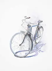 Ryan Dineen, Bicycle Study 2, 2009, oil on canvas
