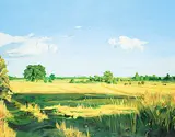 W. Hew Elcock, Untitled - McCormick Road, 1979, acrylic on paper