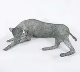 Janice Krangle, Dog At Rest, metal sculpture