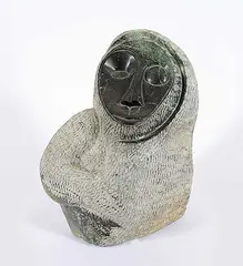 Richard Mteki, Untitled - Abstract Bust, stone sculpture