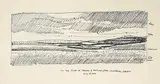 Chris Stoffel Overvoorde, On the Edge of Prairie Foothills near Lundbreck, Alberta, 2006, ink on paper