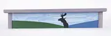 Charles Pachter, Untitled - Flower Planter with Moose, painted maple