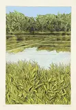 Gerald Zeldin, After the Rain/Three #AP3/5, 1980, colour etching on paper