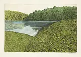 Gerald Zeldin, After the Rain/One #AP3/5, 1980, colour etching on paper