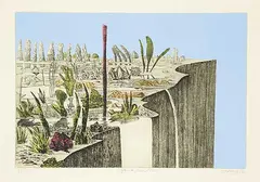 Gerald Zeldin, After the Rain/Eight #AP3/5, 1980, colour etching on paper