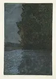 Gerald Zeldin, After the Rain/Nine #AP3/5, 1980, colour etching on paper
