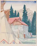 Walter J. Phillips, Corral at Banff