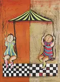 Rodo Graciela Boulanger, Untitled - Swingset #109/200, colour lithograph on paper