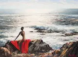 Duncan MacKinnon Crockford, Untitled - Sunset with Red Blanket