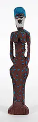 Philip Melvin, Sir Ran Sir Ran from the Holy Land, painted wood sculpture