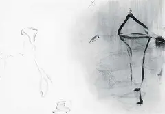 Stuart Oxley, Untitled - Genie in a Bottle, monoprint on paper