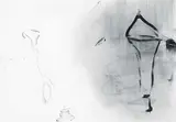Stuart Oxley, Untitled - Genie in a Bottle, monoprint on paper