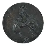 Rich Roenisch, Untitled - The Wild One, bronze plaque