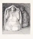 Ritual #92/250 by Francisco Zúñiga, 1984, lithograph on paper, sold May 2014