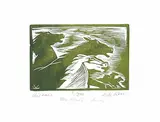 Untamed #0/300 by Illingworth Kerr, lino block on paper, sold May 2014