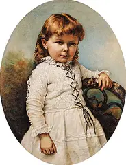 Portrait of Lena Fulton by George Theodore Berthon, oil on canvas, sold May 2014