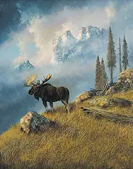 Canadian and the Call by J. E. H. MacDonald, 1914, colour lithograph on paper, sold May 2014