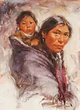 Harley W. Brown, Untitled - Mother and Child