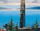 Robert Genn, Untitled - West Coast Totem