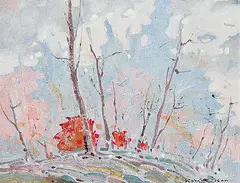 Misty by Robert Genn, 1971, oil on canvas board, sold May 2014