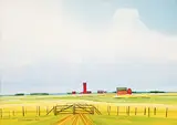 Robert Newton Hurley, Untitled - Fence, Gate and Elevator