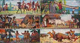 Herbert Sidney Palmer, LOT OF SIX, oil on paper board