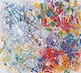 Marian Dale Scott, Untitled - Abstract Web, 1978, acrylic on canvas