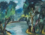 William Lewy Leroy Stevenson, Lake in the Mountains