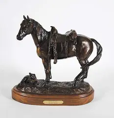 Dave Hodges, Partners #7/50, 2002, bronze sculpture