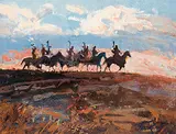 Jack Elmo King, Untitled - The War Party