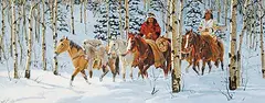 Ron Stewart, From the Shadows, acrylic on wood board