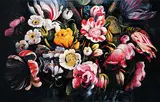 Chris S. Flodberg, Medieval Painting; Flowers