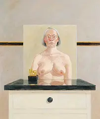 Marcia Perkins, First Exposure, 1992, oil on canvas board