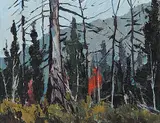 Robert Lee Chadwick, Burnt Over Land, October Algoma, 1968, oil on canvas board