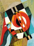 Susana Espinoza, Two Variations in a Face II, 2000, oil and acrylic on canvas