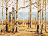 Matt Lindstrom, Untitled - Trees in Autumn