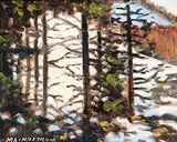 Matt Lindstrom, Untitled - Trees in Winter