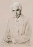 Untitled - Portrait of a Gentleman by Myfanwy Pavelic, graphite and conte on paper, sold May 2014