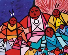 Jerry Whitehead, Untitled - Awakening, acrylic on canvas