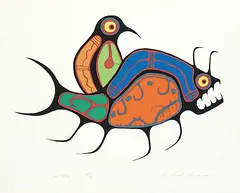 Richard Bedwash, In Unity #41/73, colour silkscreen on paper