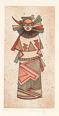 Helen Hardin, Spirit of Autumn #33/65, colour etching on paper