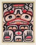 Croe Hudson, Sacred Bear Panel, 2007, colour ink on paper