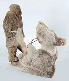 Pauloosie Kakee, Untitled - Hunting Scene, bone carving