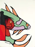 Brian Marion, Untitled - Shaman, acrylic on paper