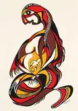 Daphne Odjig, Untitled - Earth Mother