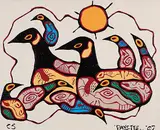 Murray Payette, Family Bonds, 2007, acrylic on canvas