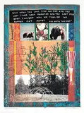 Jane Ash Poitras, Ecosystem Hierophany #397/450, colour silkscreen on paper