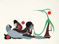 David B. Williams, Untitled - Sorrow, 1981, tempera on paper